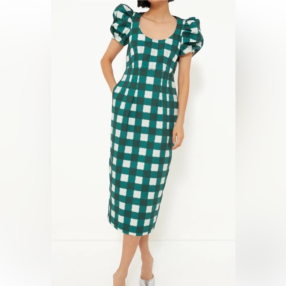 Tuckernuck Juniper Warped Gingham Dress